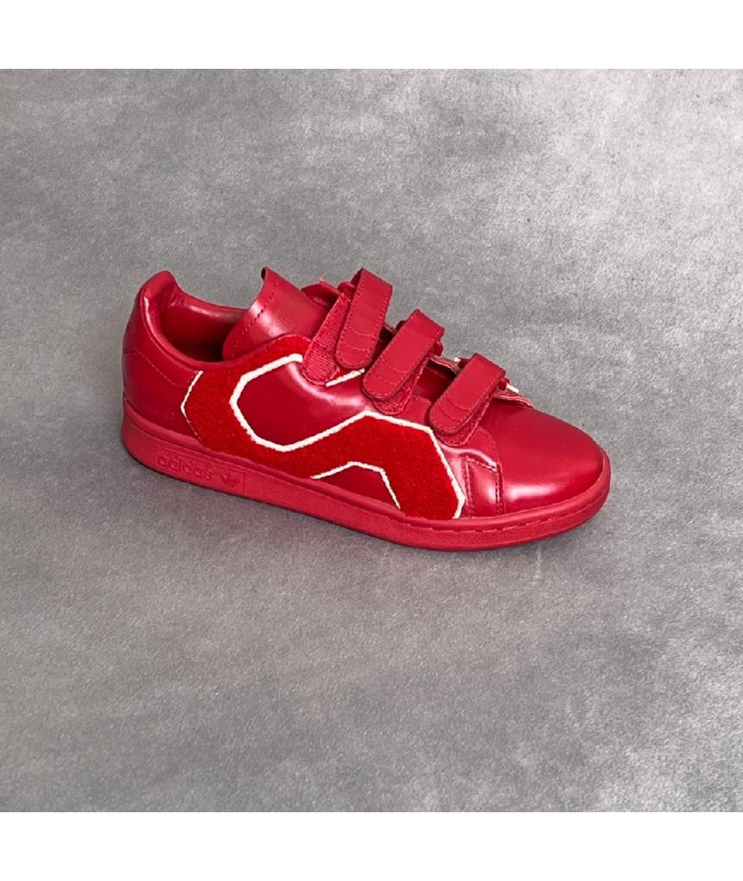 ADIDAS X RAF SIMONS Красные кожаные кеды, фото 10