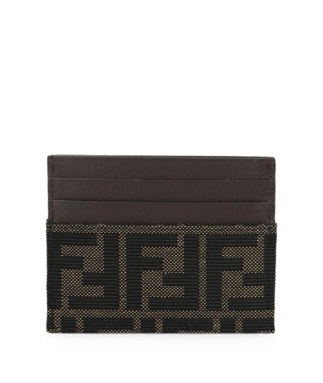 FENDI Коричневый кардхолдер, фото 3