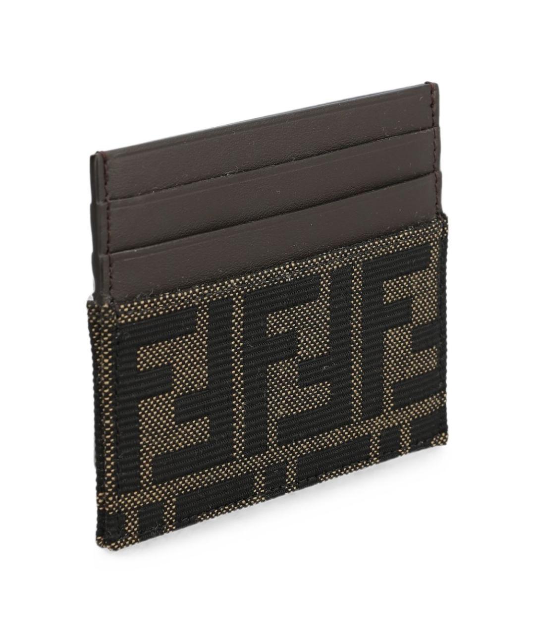 FENDI Коричневый кардхолдер, фото 2