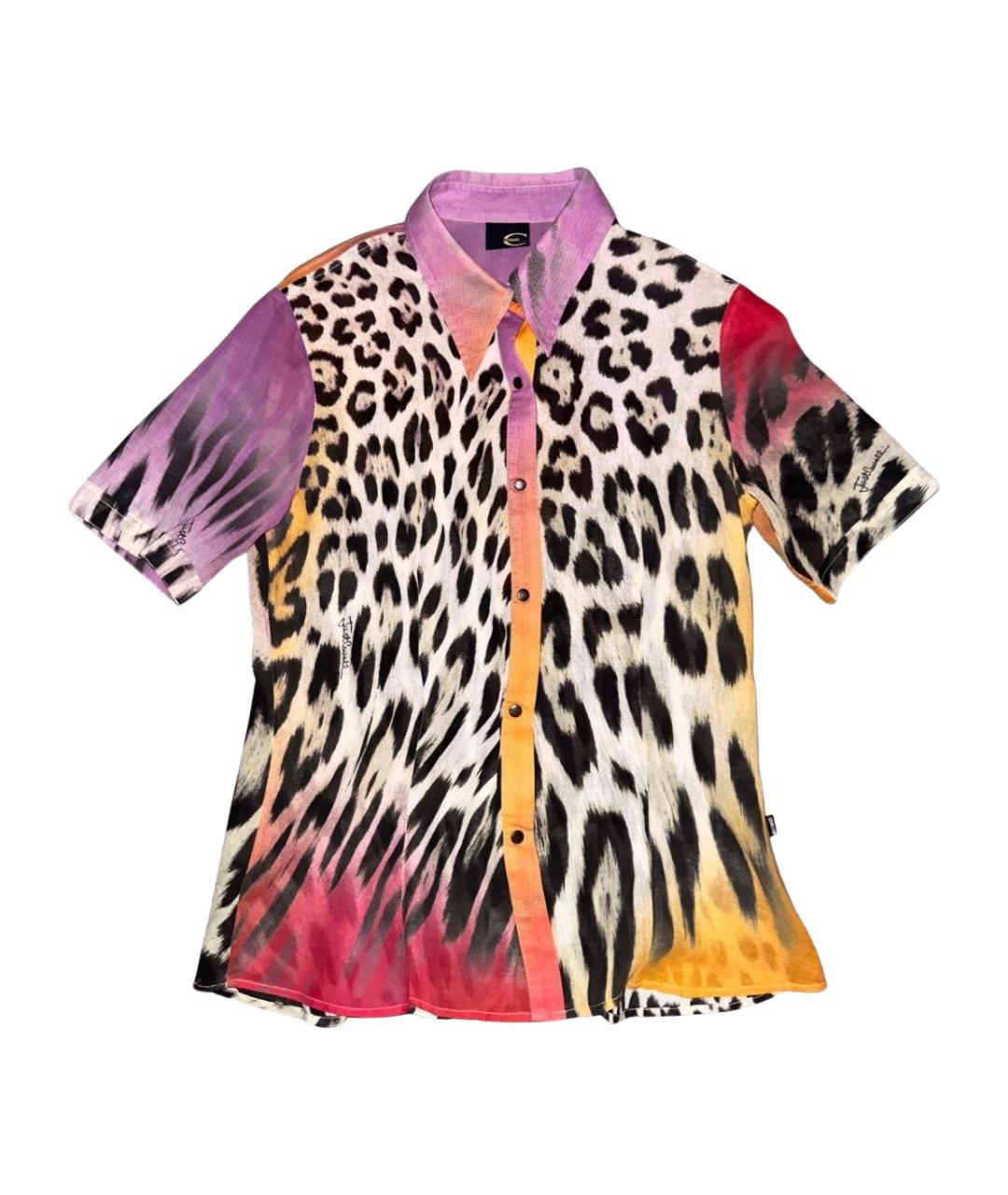 ROBERTO CAVALLI Мульти хлопковая блузы, фото 1