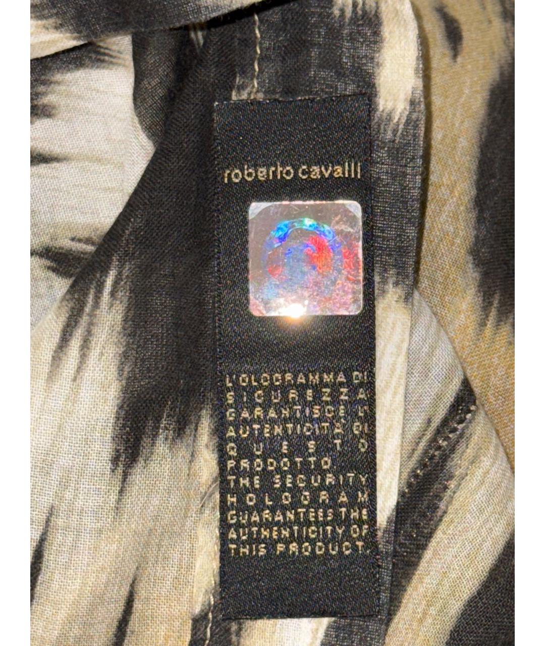 ROBERTO CAVALLI Мульти хлопковая блузы, фото 5