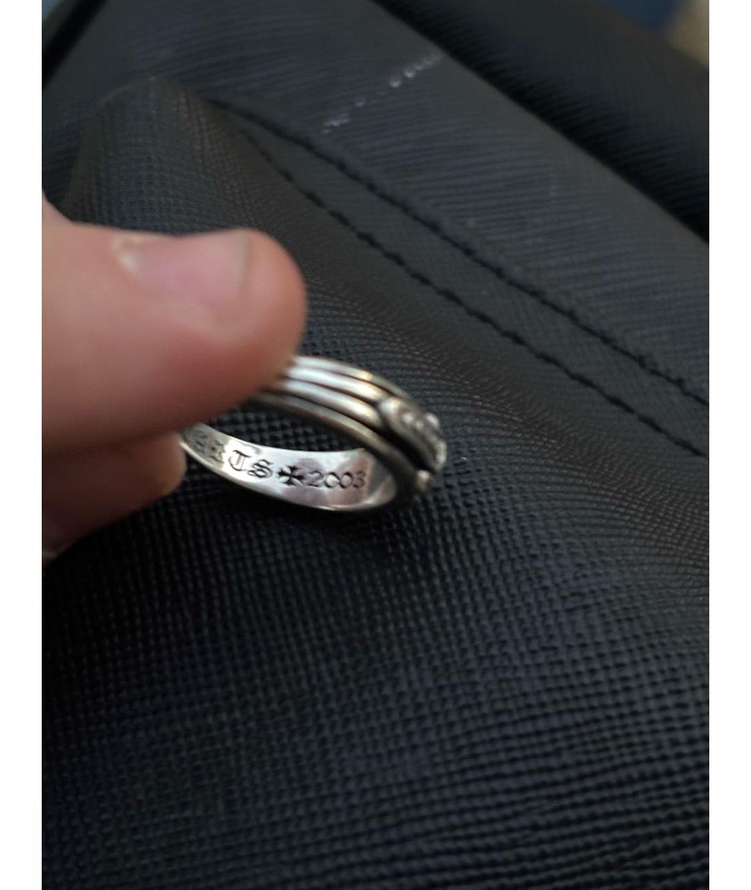 CHROME HEARTS Серебряное серебряное кольцо, фото 4