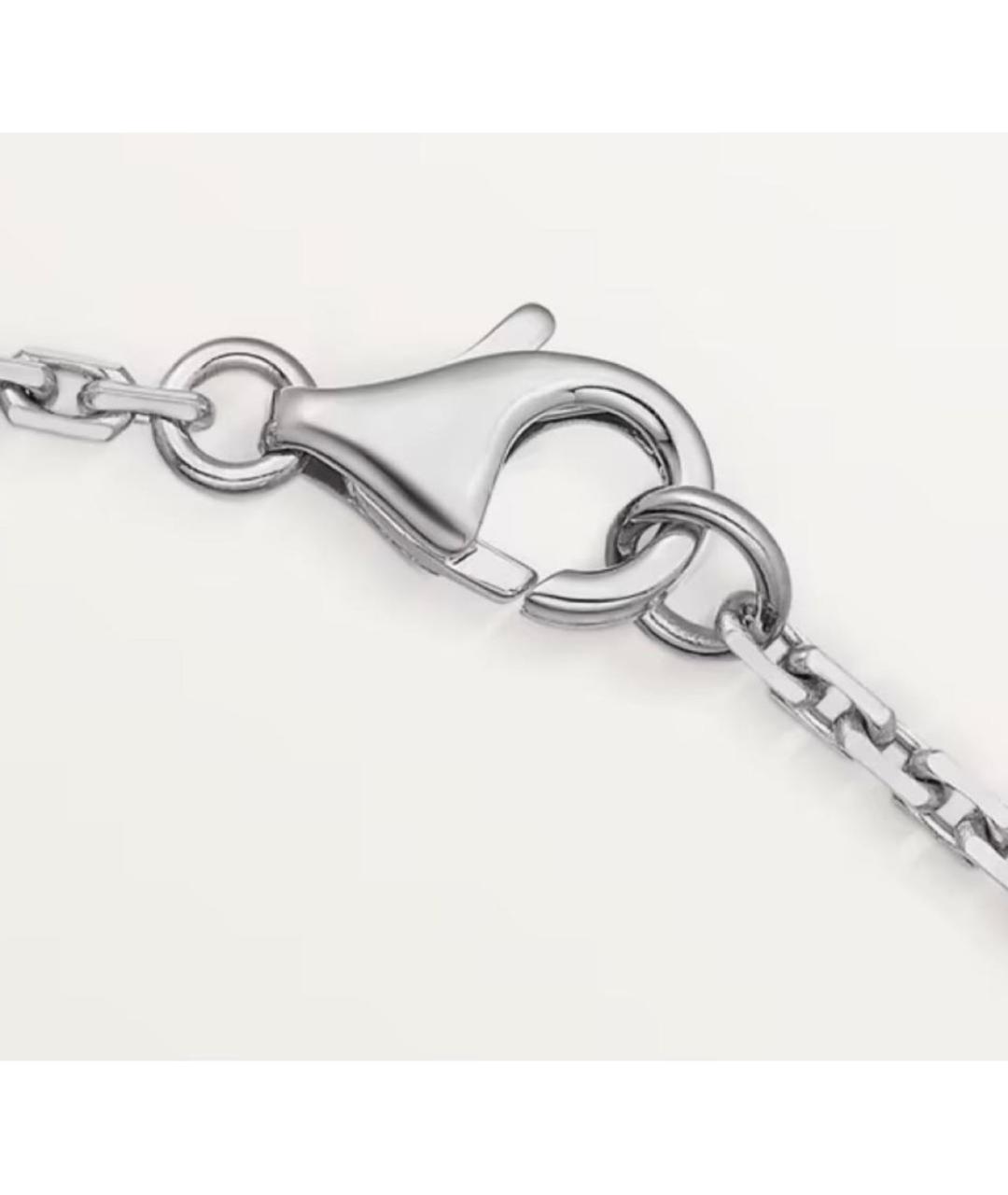CARTIER Серебряное колье из белого золота, фото 3