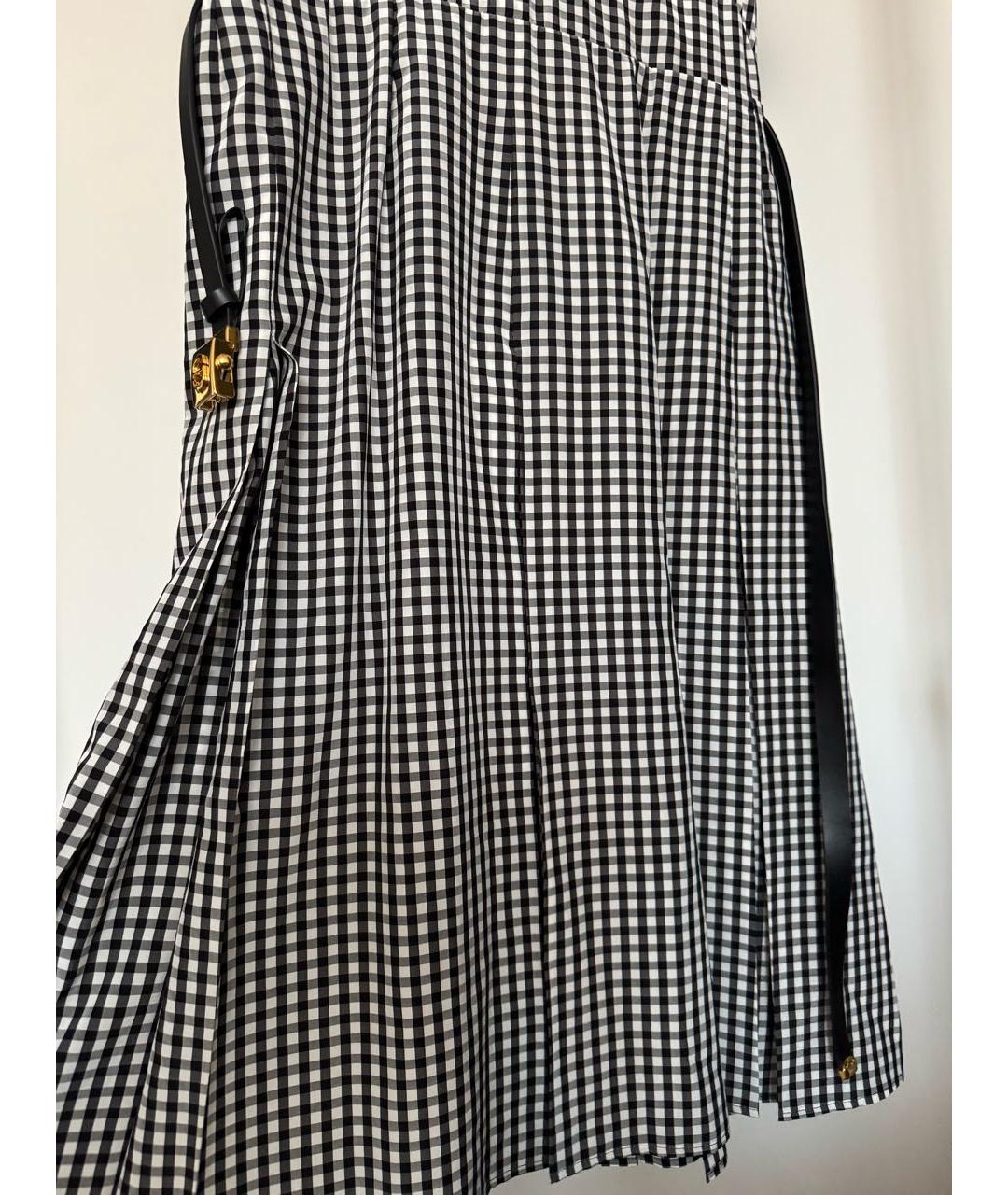 CHRISTIAN DIOR Черное шелковое повседневное платье, фото 5