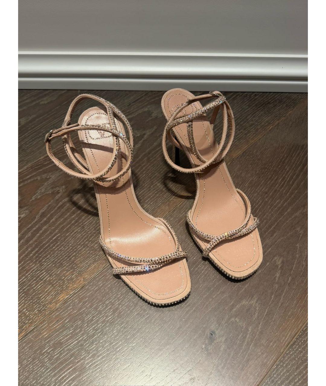 VALENTINO Бежевые кожаные туфли, фото 3
