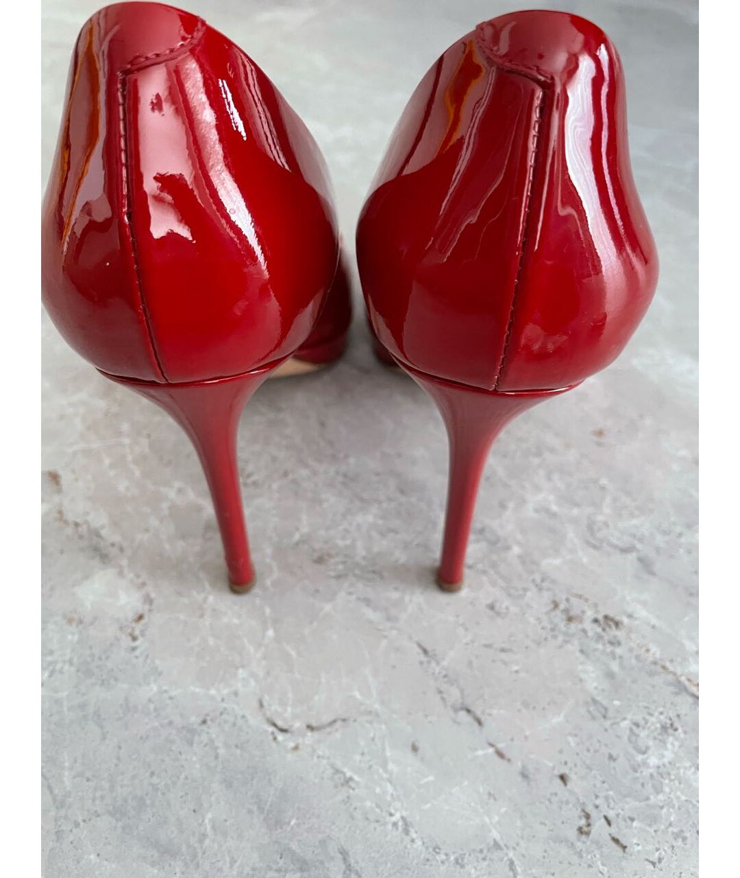 GIUSEPPE ZANOTTI DESIGN Красные туфли из лакированной кожи, фото 4