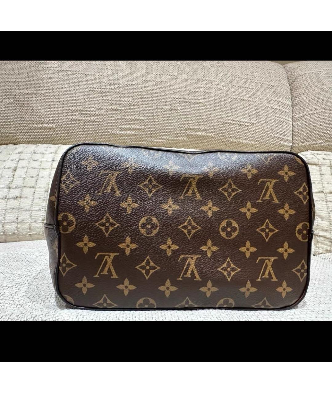 LOUIS VUITTON Коричневая сумка через плечо из канвы, фото 4