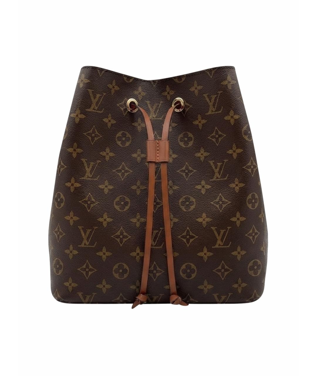 LOUIS VUITTON Коричневая сумка через плечо из канвы, фото 1