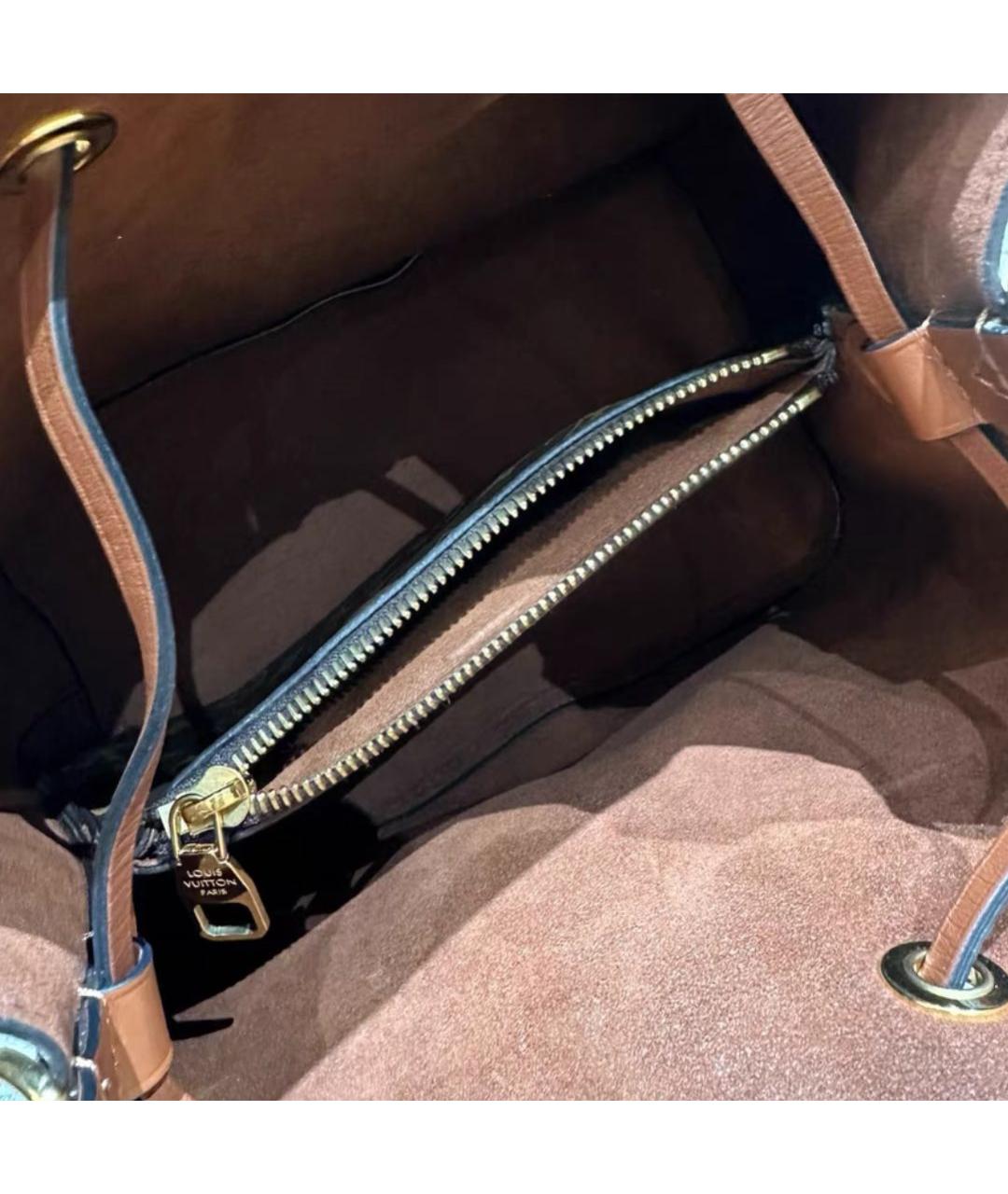 LOUIS VUITTON Коричневая сумка через плечо из канвы, фото 5