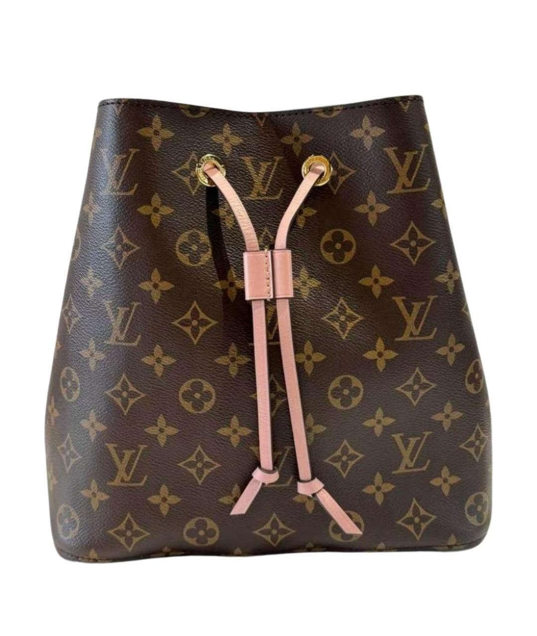 LOUIS VUITTON Коричневая сумка через плечо из канвы, фото 1