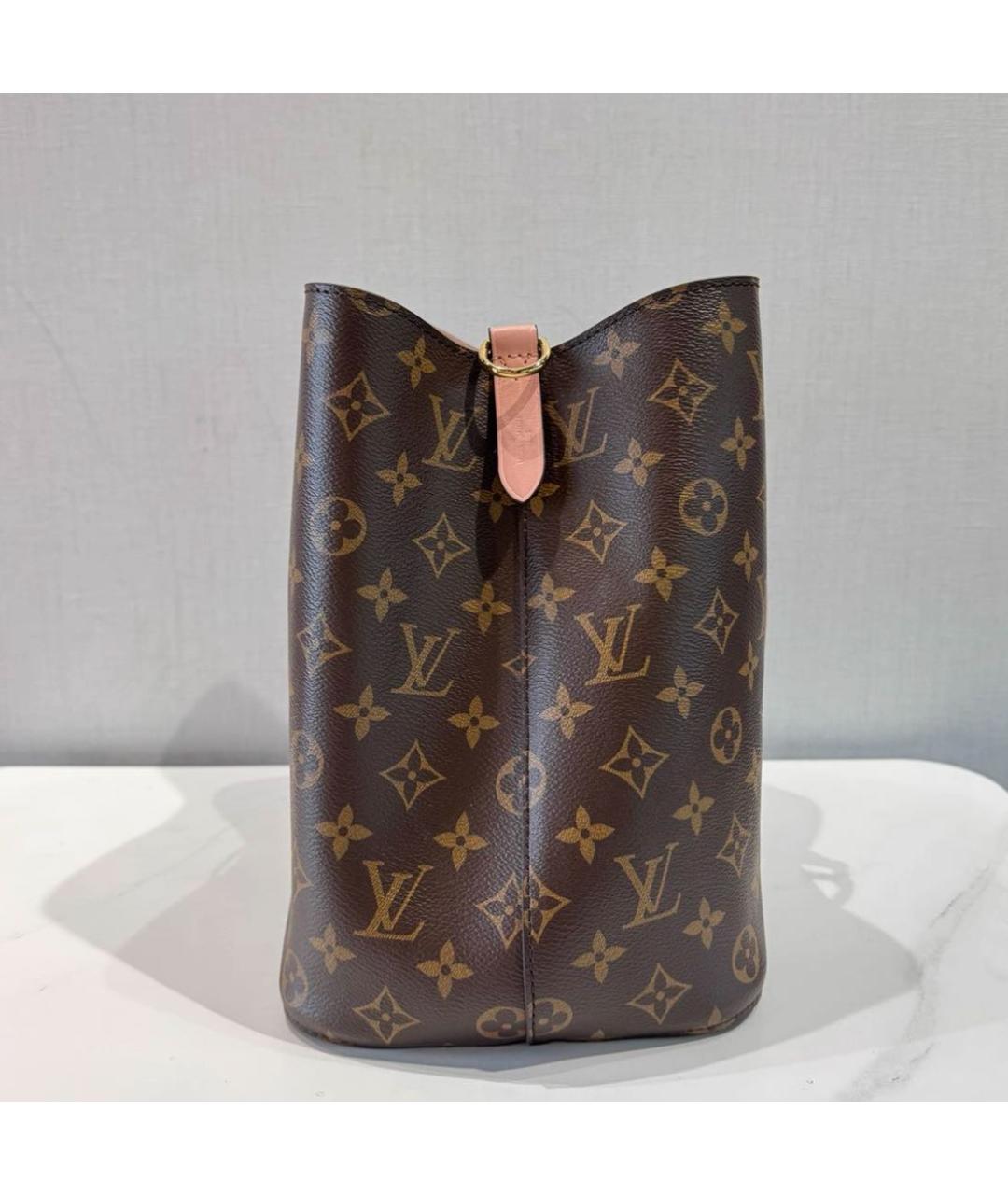 LOUIS VUITTON Коричневая сумка через плечо из канвы, фото 3
