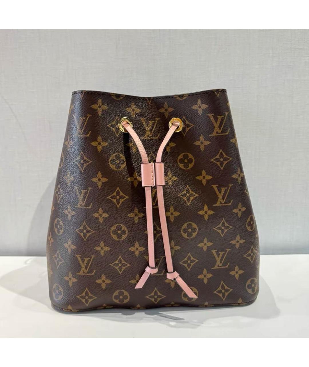 LOUIS VUITTON Коричневая сумка через плечо из канвы, фото 6