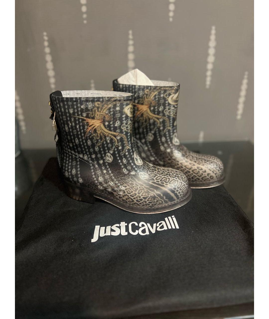 JUST CAVALLI Мульти резиновые полусапоги, фото 7