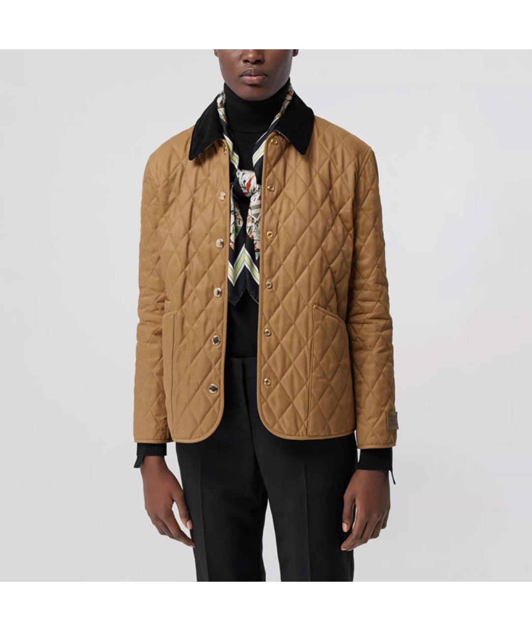 BURBERRY Бежевый пуховик, фото 3