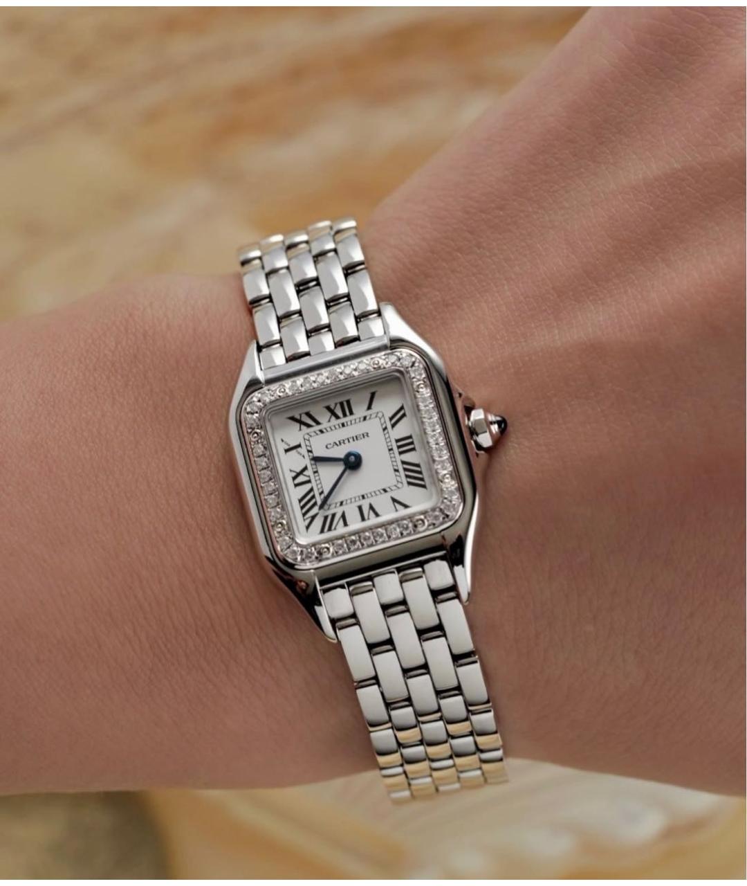 CARTIER Серебряные металлические часы, фото 4
