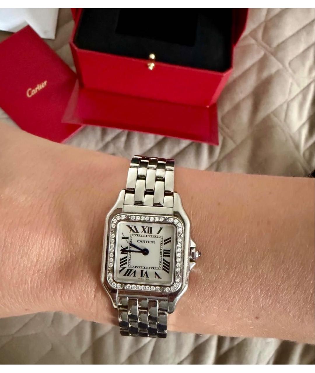 CARTIER Серебряные металлические часы, фото 6