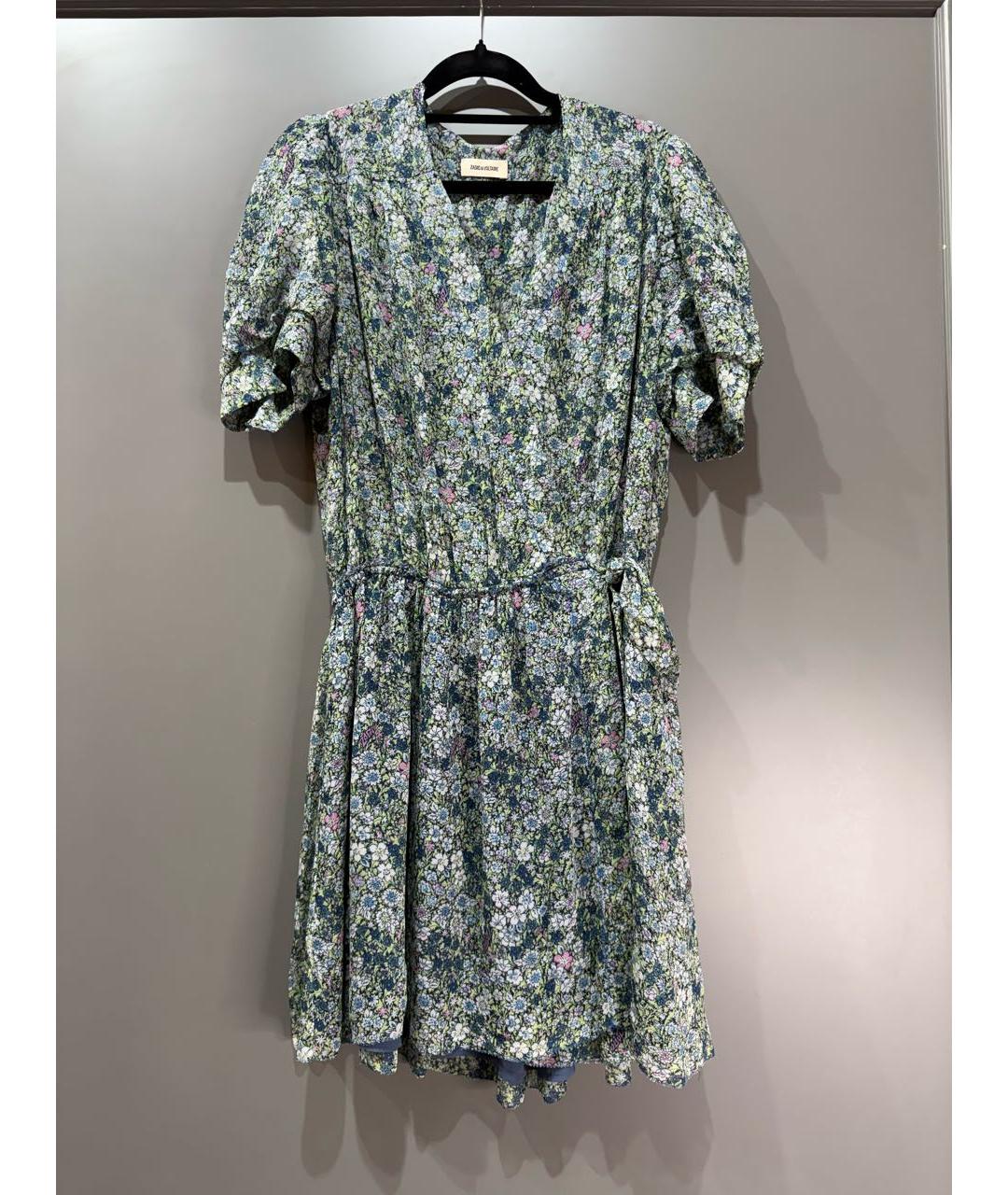 ZADIG & VOLTAIRE Мульти вискозное повседневное платье, фото 5