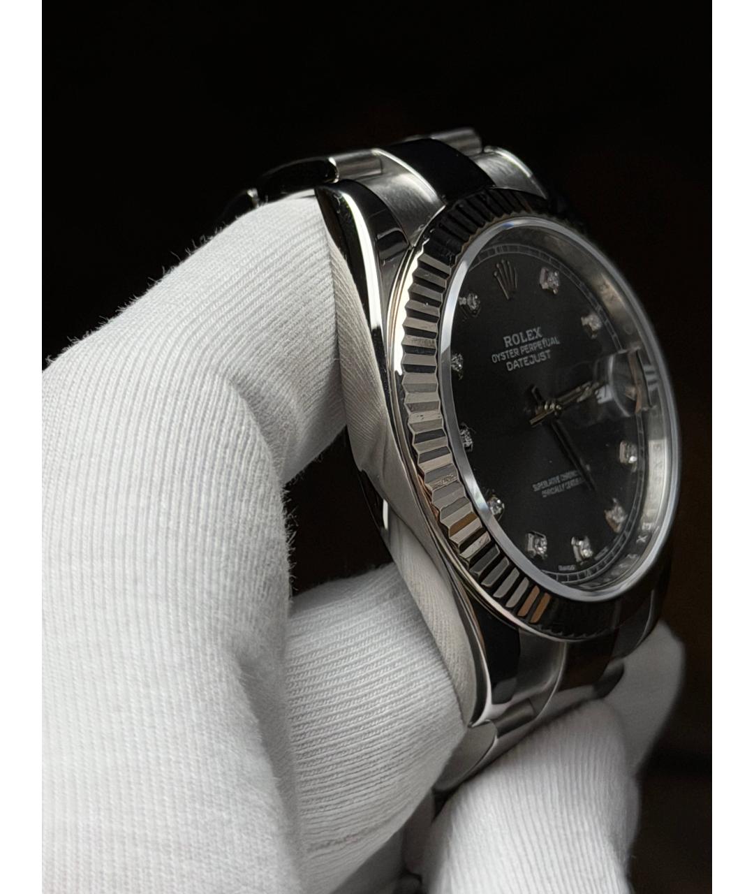 ROLEX Серые часы, фото 5