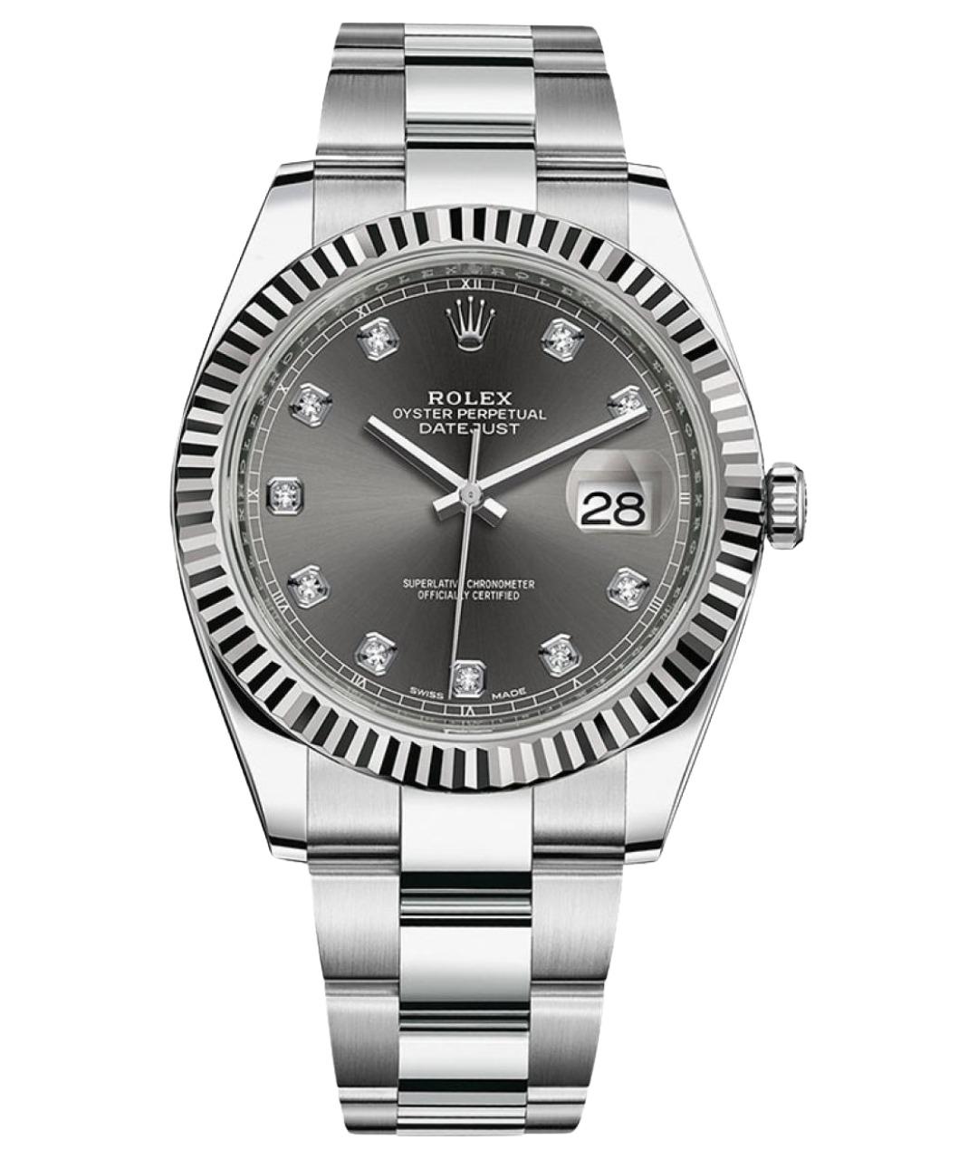 ROLEX Серые часы, фото 1