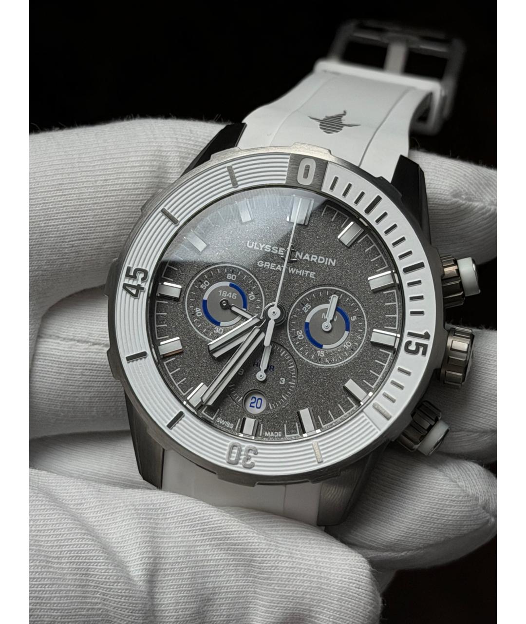 Ulysse Nardin Серые часы, фото 3