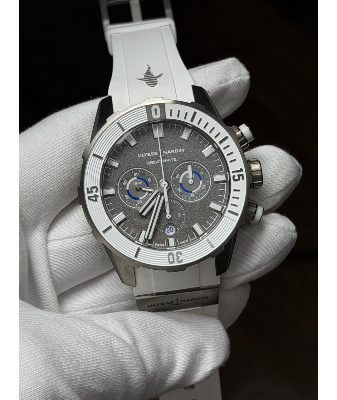 Ulysse Nardin Серые часы, фото 2
