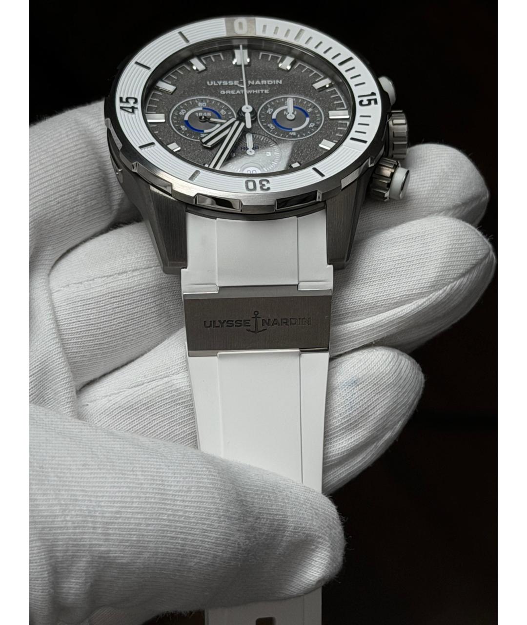 Ulysse Nardin Серые часы, фото 5