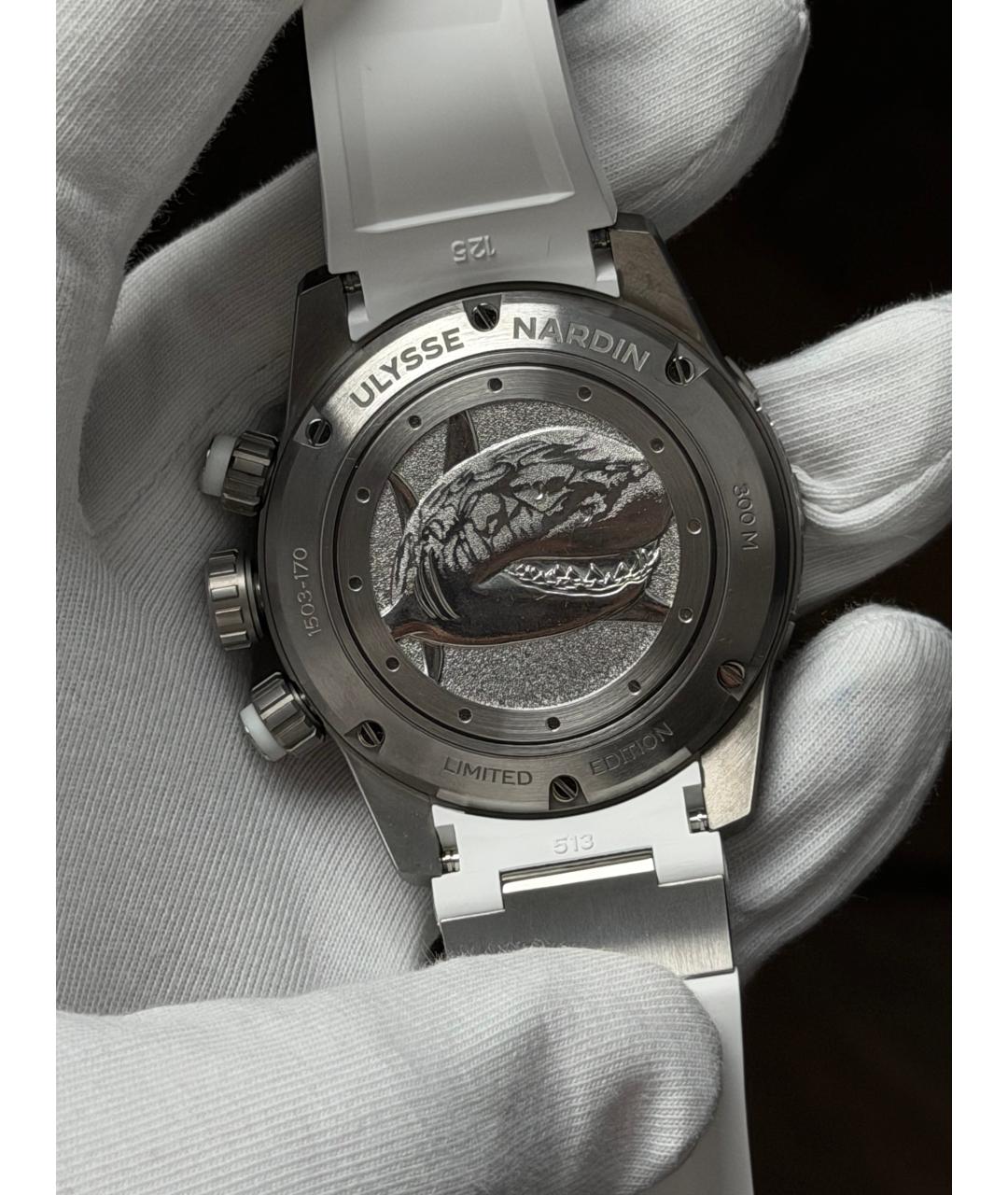 Ulysse Nardin Серые часы, фото 8