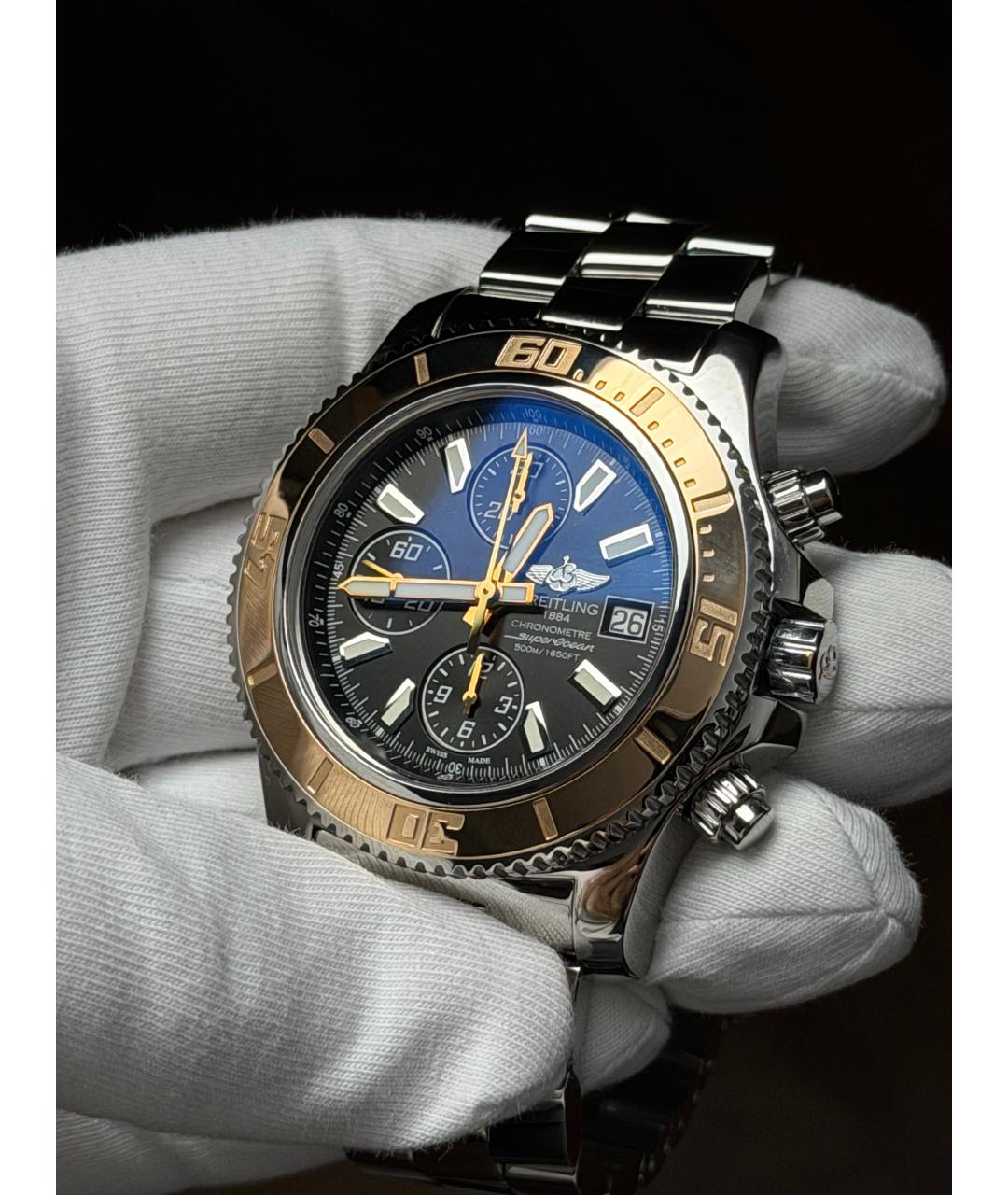 BREITLING Черные часы, фото 3