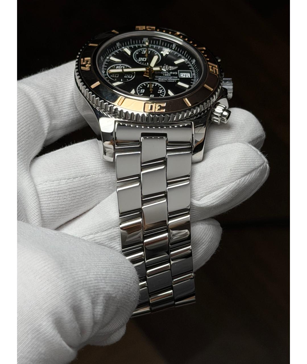 BREITLING Черные часы, фото 6