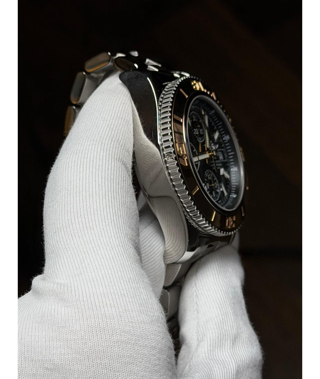 BREITLING Черные часы, фото 5