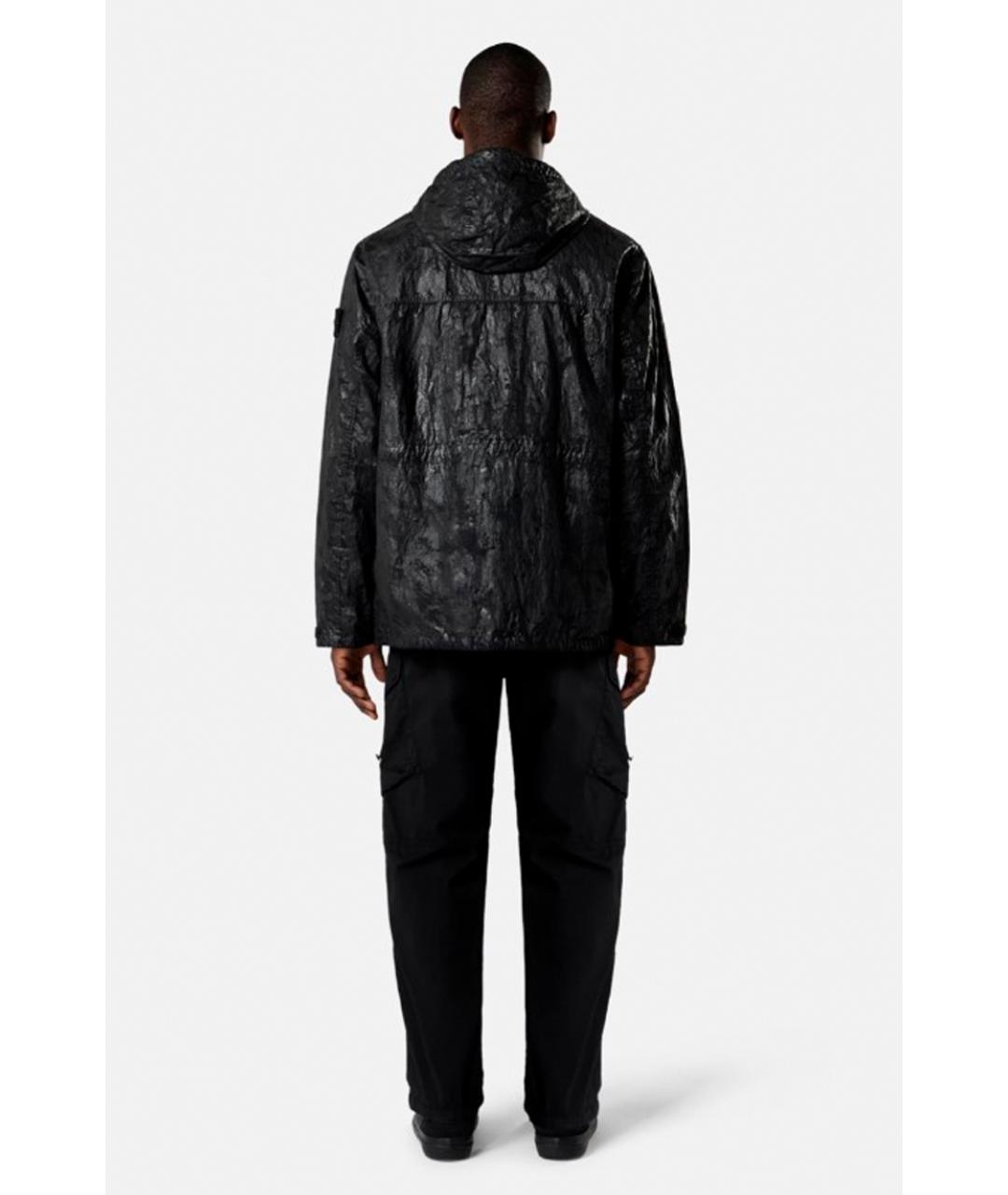 STONE ISLAND Черная полиамидовая куртка, фото 3