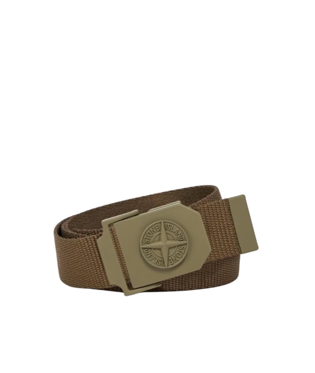 STONE ISLAND Хаки ремень, фото 1
