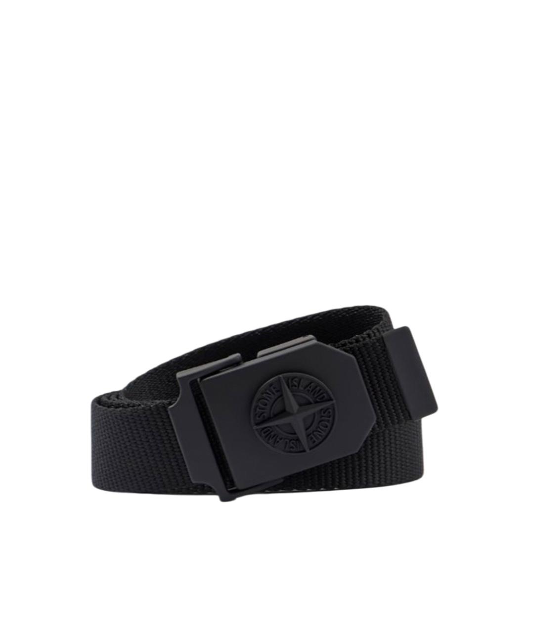 STONE ISLAND Черный ремень, фото 1
