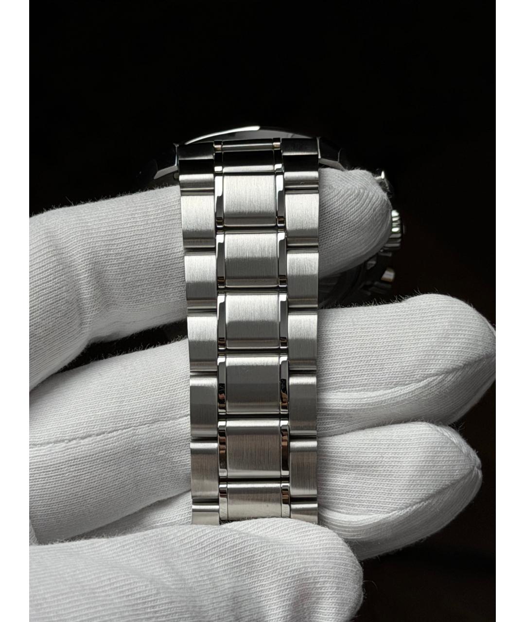 OMEGA Черные часы, фото 8