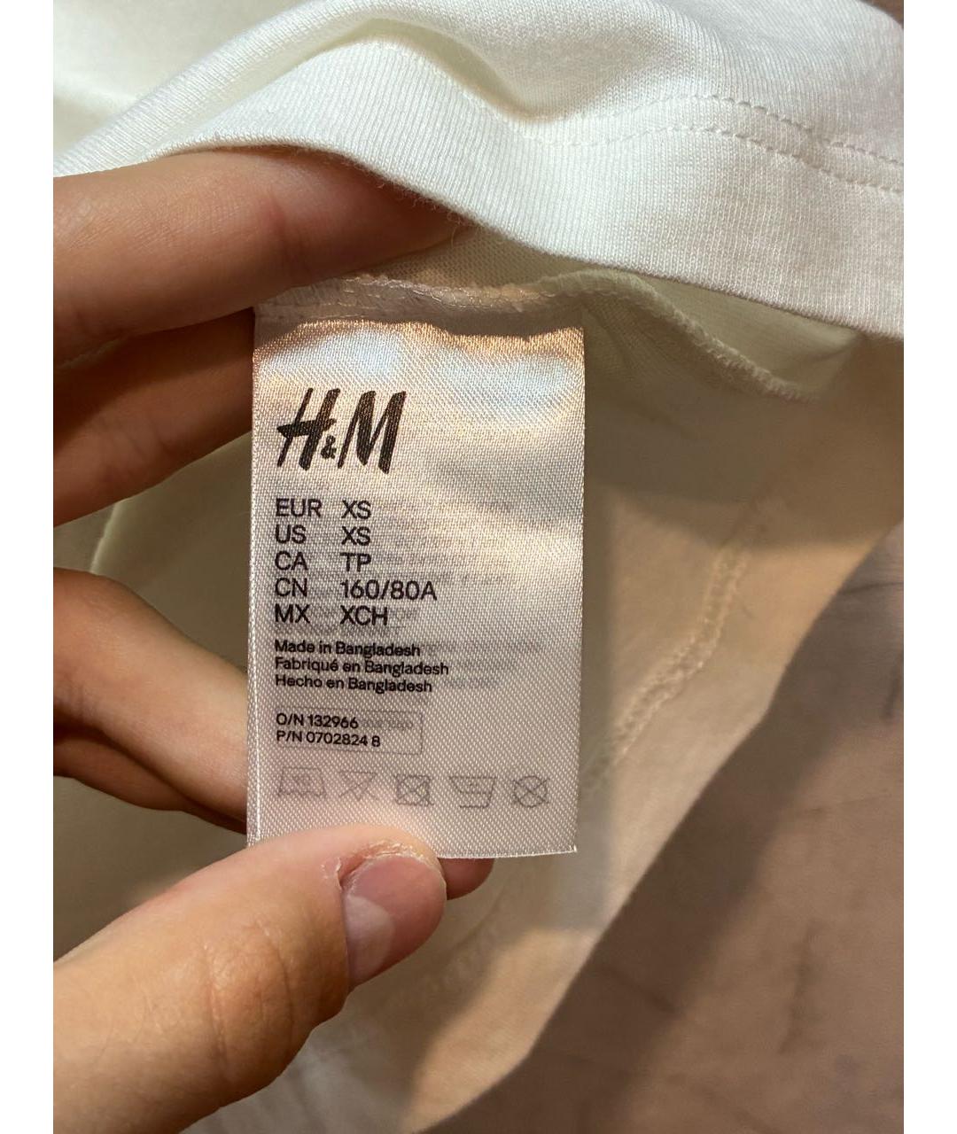 MOSCHINO Белая хлопковая майка, фото 4