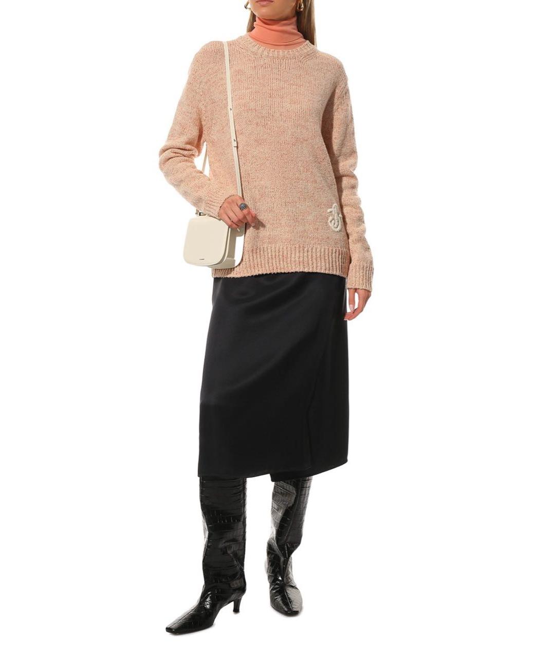 JIL SANDER Бежевый джемпер / свитер, фото 2