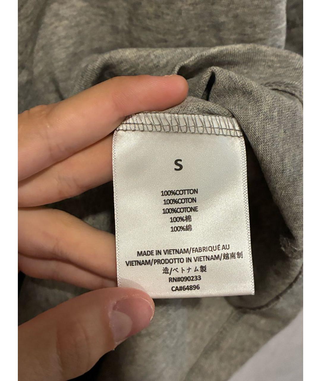 FEAR OF GOD ESSENTIALS Серая хлопковая футболка, фото 4