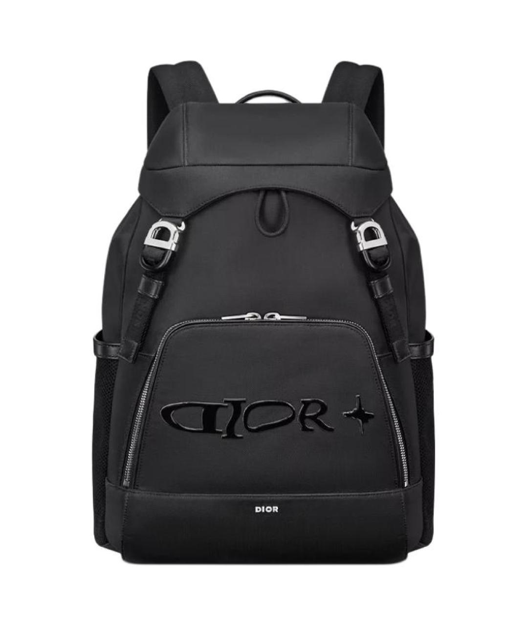 CHRISTIAN DIOR Черный тканевый рюкзак, фото 1