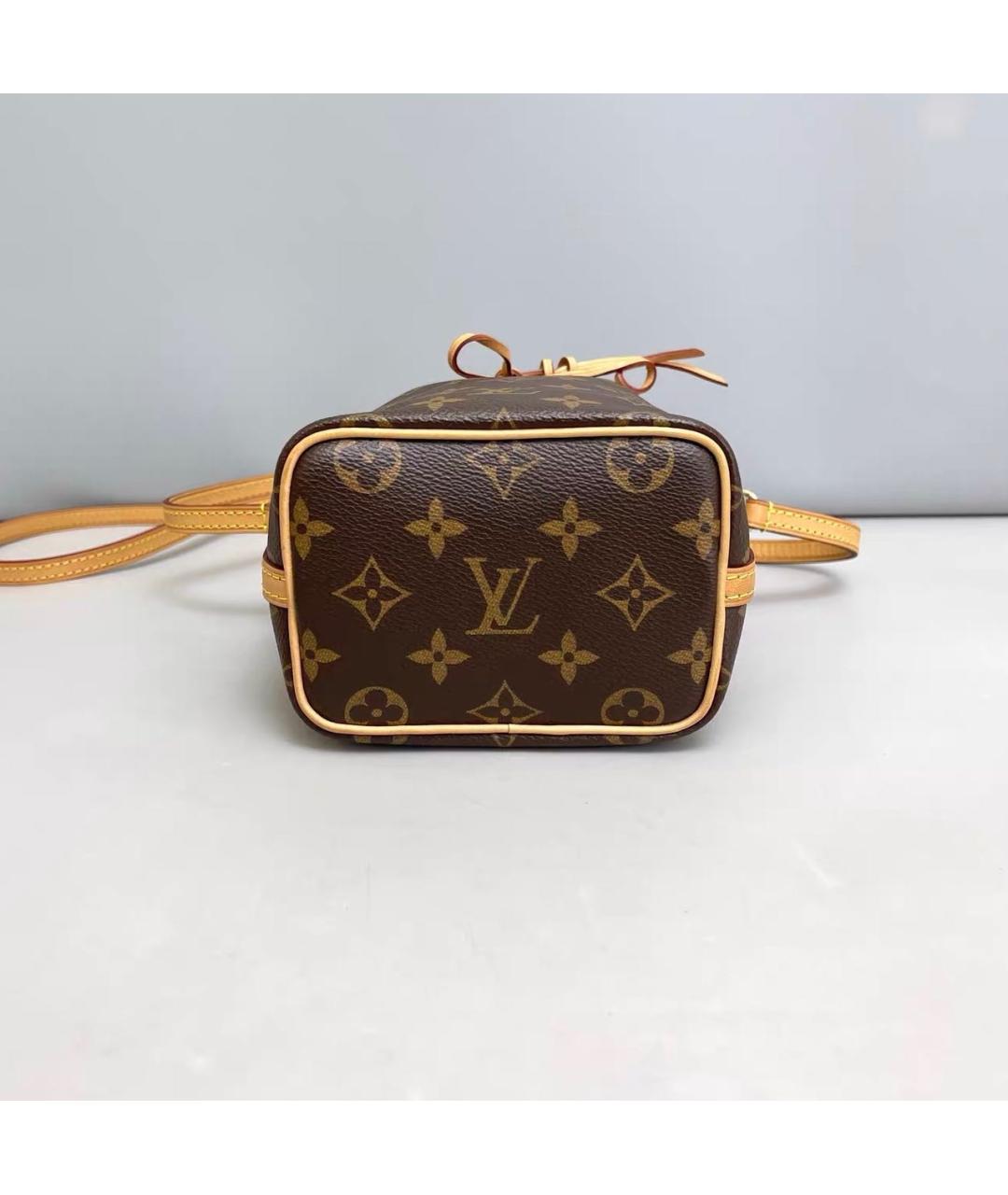 LOUIS VUITTON Коричневая сумка через плечо из канвы, фото 6