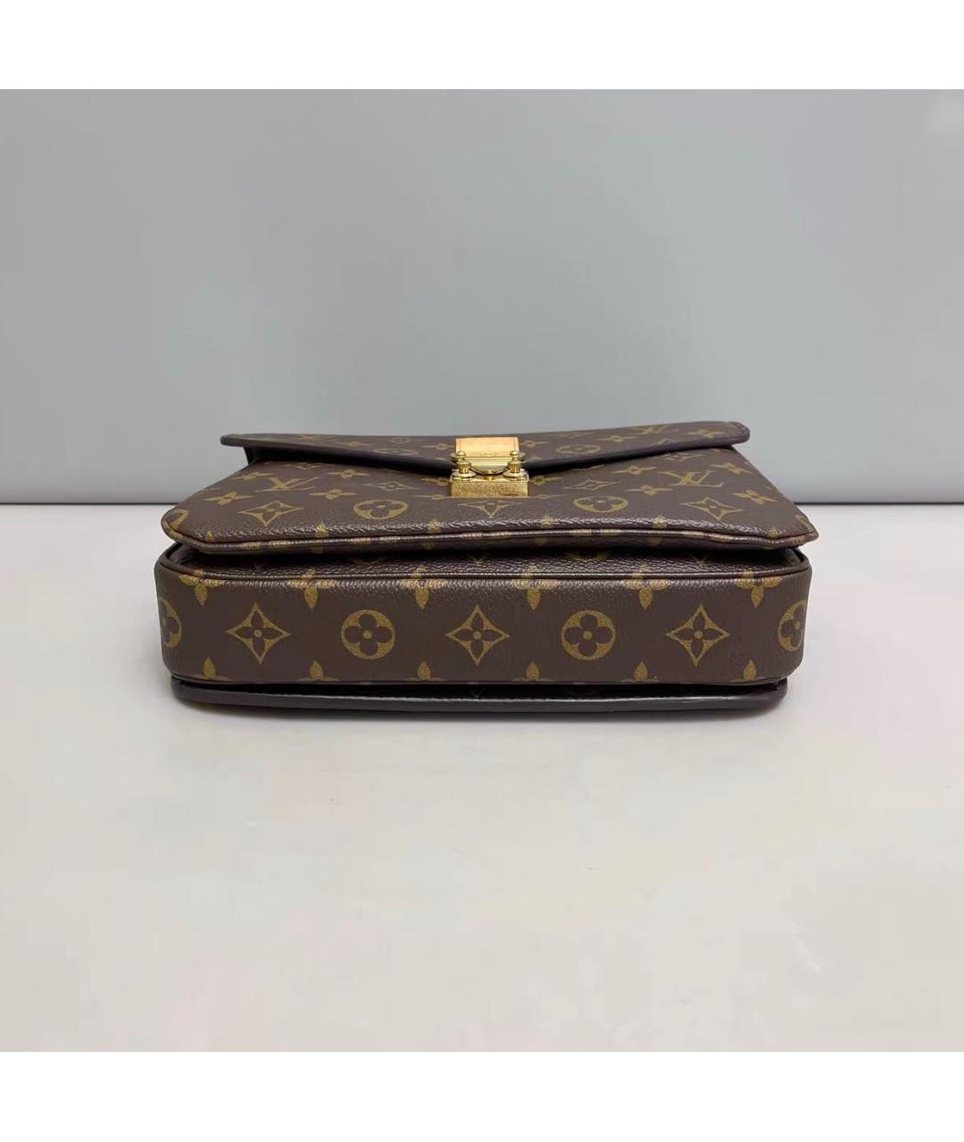 LOUIS VUITTON Коричневая сумка через плечо из канвы, фото 5