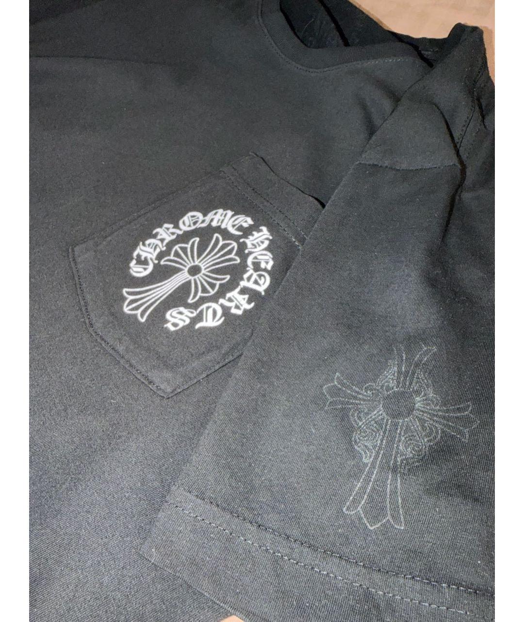 CHROME HEARTS Черная футболка, фото 3
