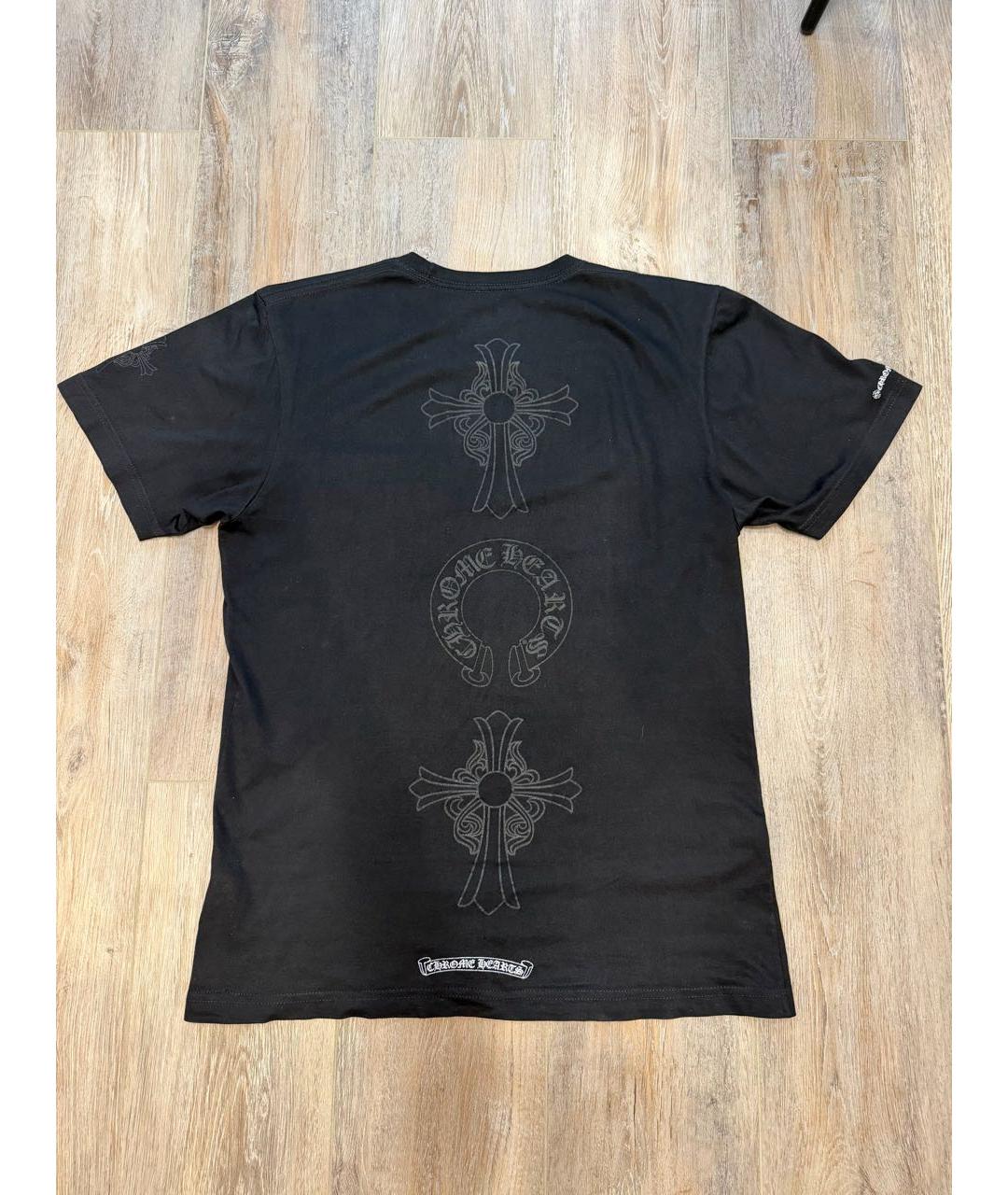 CHROME HEARTS Черная футболка, фото 2