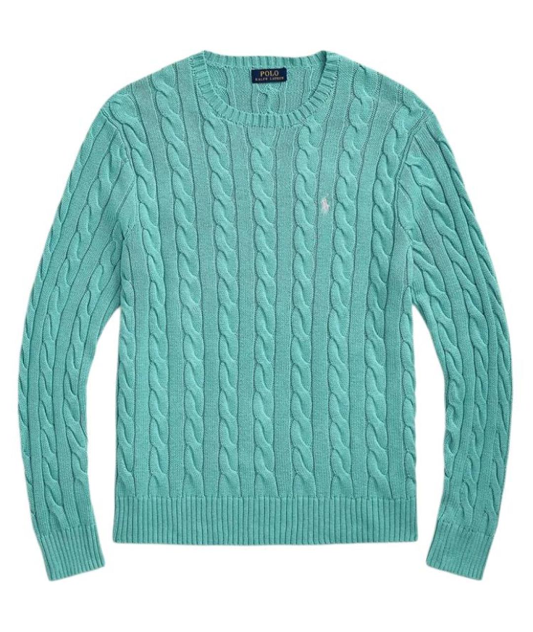 POLO RALPH LAUREN Зеленый джемпер / свитер, фото 1
