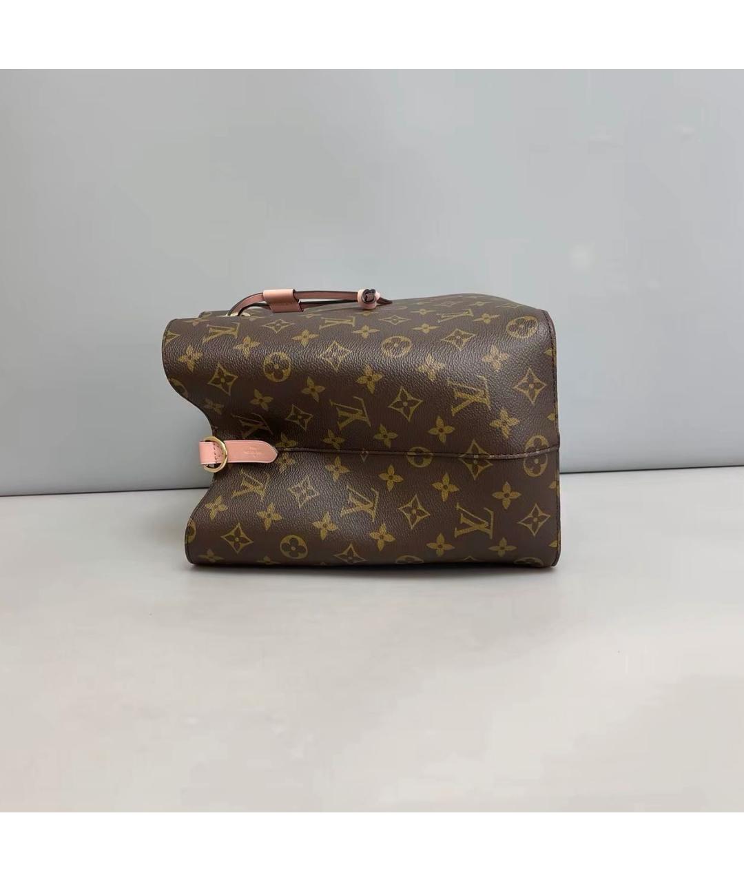 LOUIS VUITTON Розовая сумка через плечо из канвы, фото 4