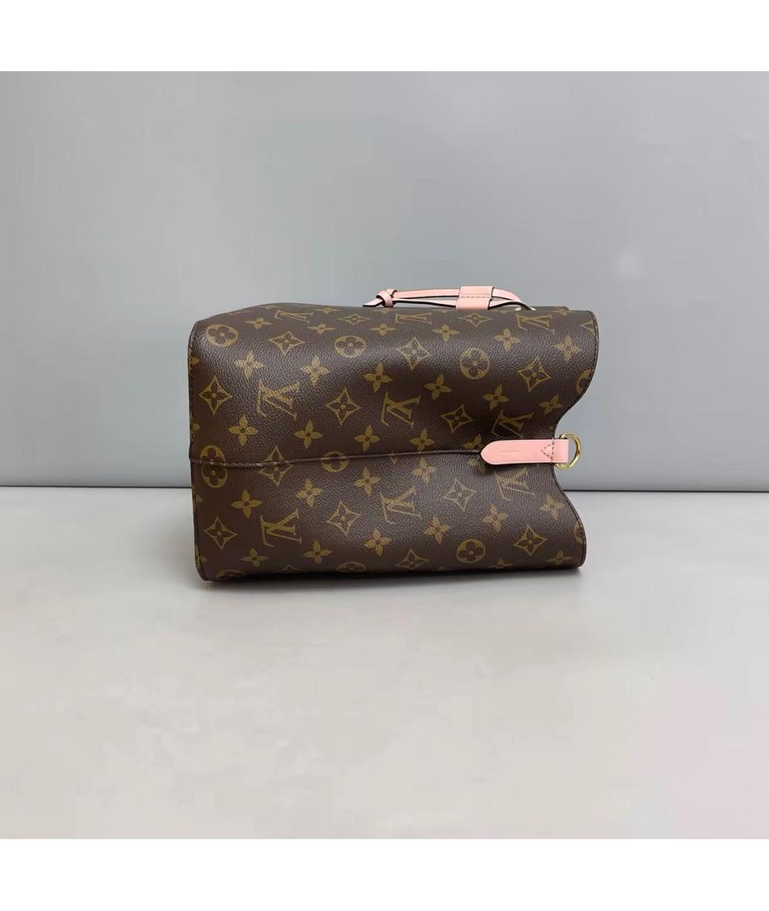 LOUIS VUITTON Розовая сумка через плечо из канвы, фото 3