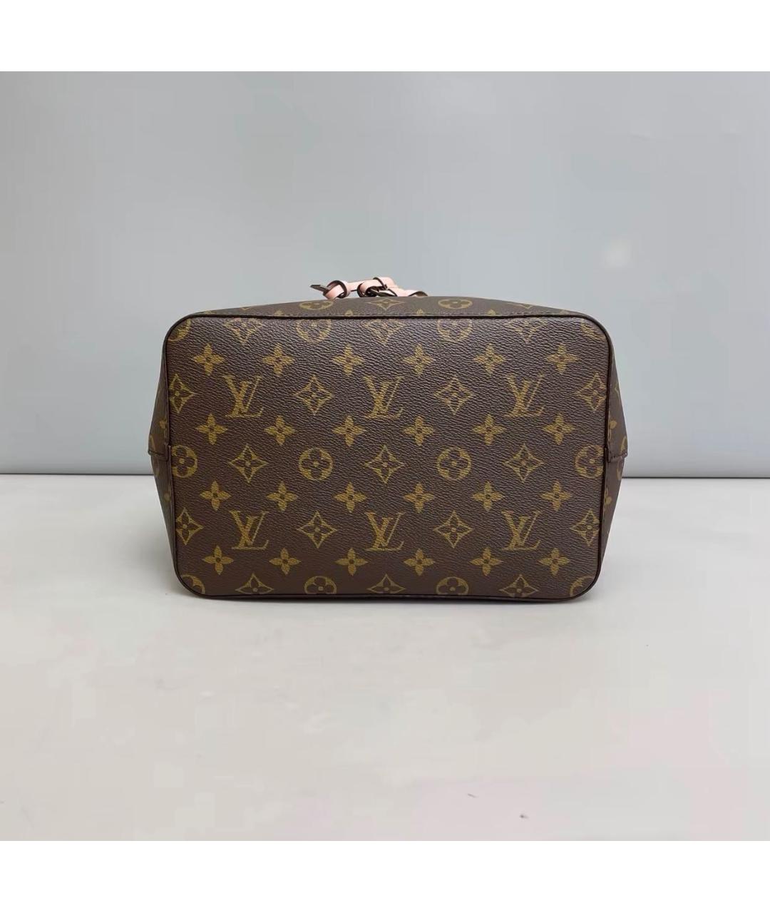 LOUIS VUITTON Розовая сумка через плечо из канвы, фото 5
