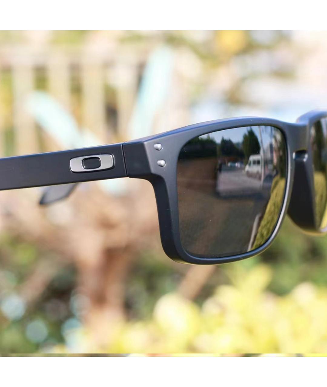 OAKLEY Черные солнцезащитные очки, фото 2
