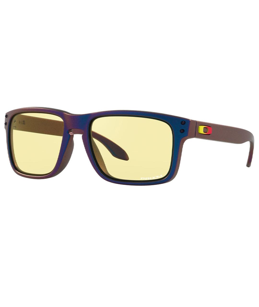 OAKLEY Коричневые пластиковые солнцезащитные очки, фото 1