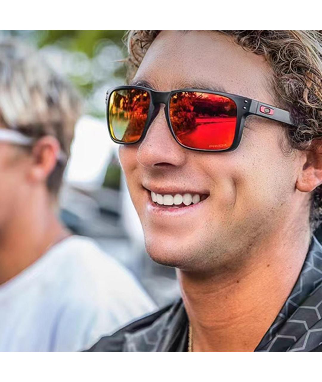 OAKLEY Красные солнцезащитные очки, фото 3