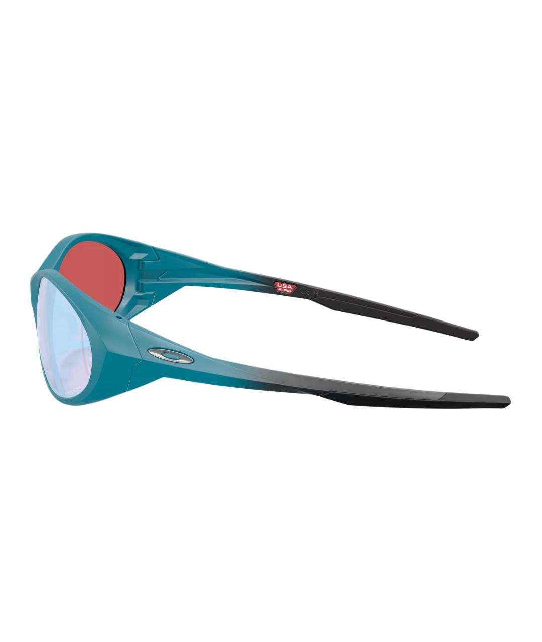 OAKLEY Синие пластиковые солнцезащитные очки, фото 3